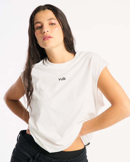 Muscle Vulk Logo Muscle White