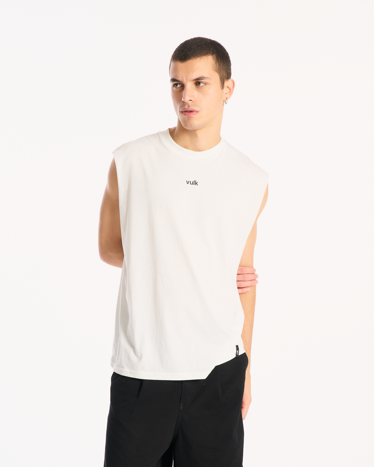 Muscle Vulk Logo Muscle White