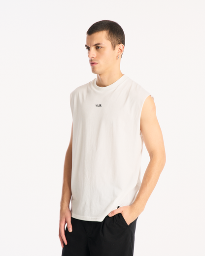 Muscle Vulk Logo Muscle White