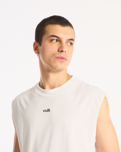 Muscle Vulk Logo Muscle White