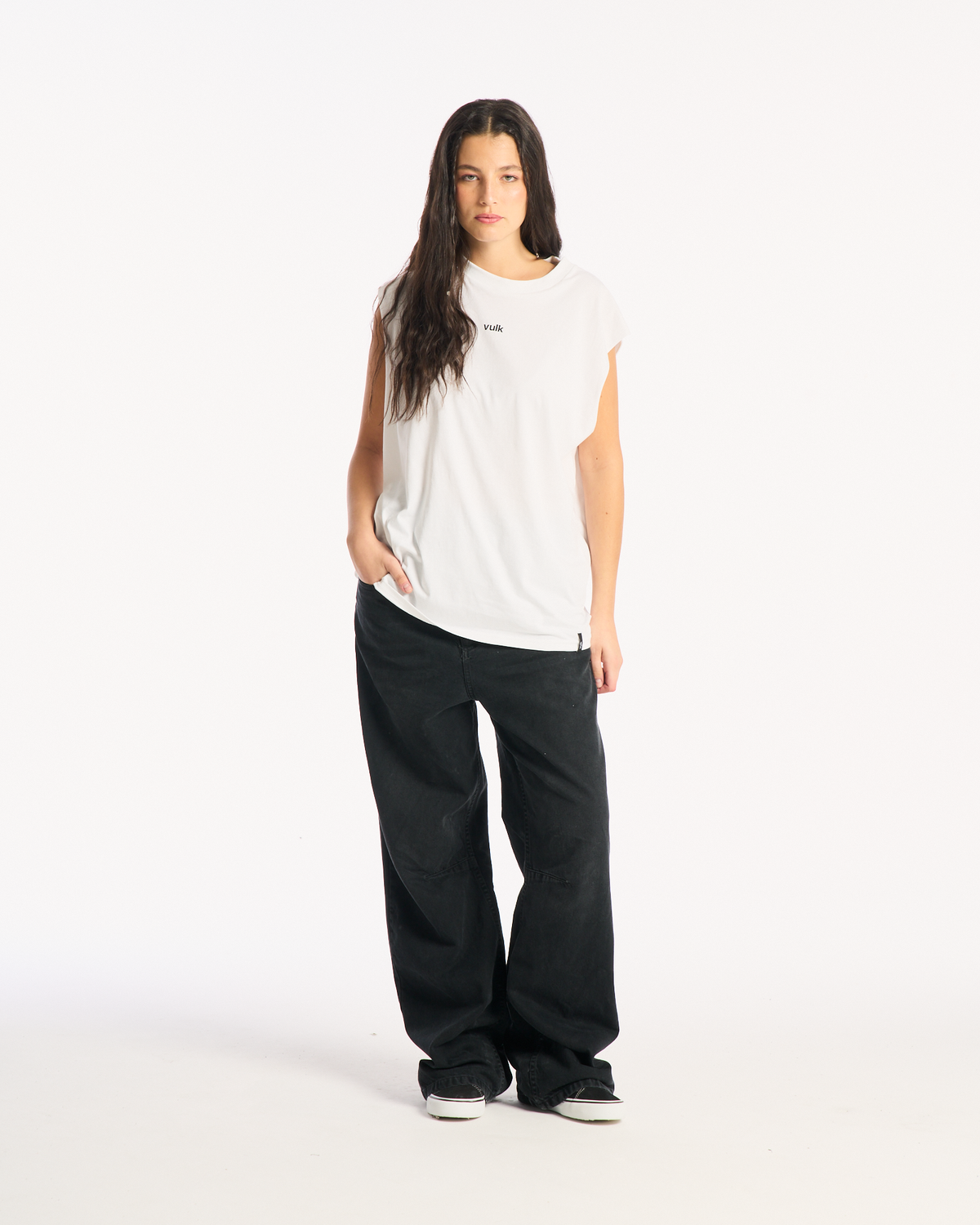 Muscle Vulk Logo Muscle White