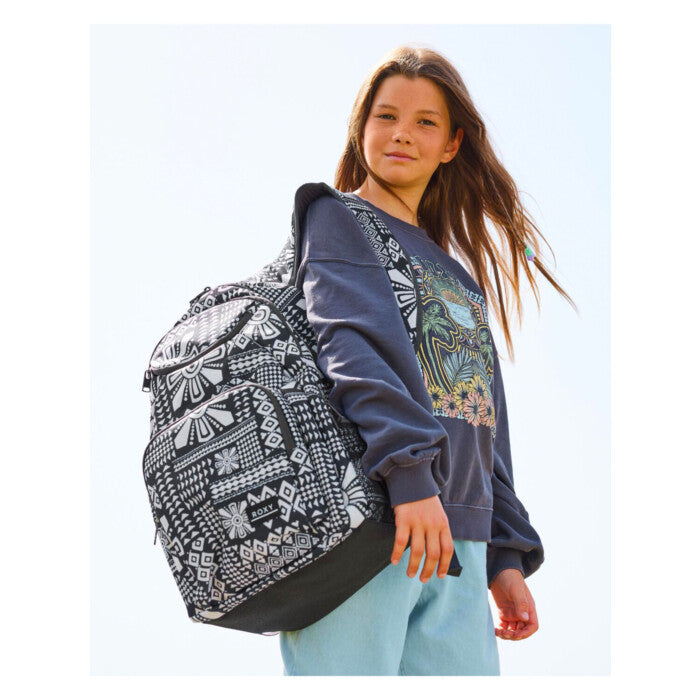 Mochila Roxy Mochila Shadow Swell Printed (Kta6) Erjbp04785 Rx Azul