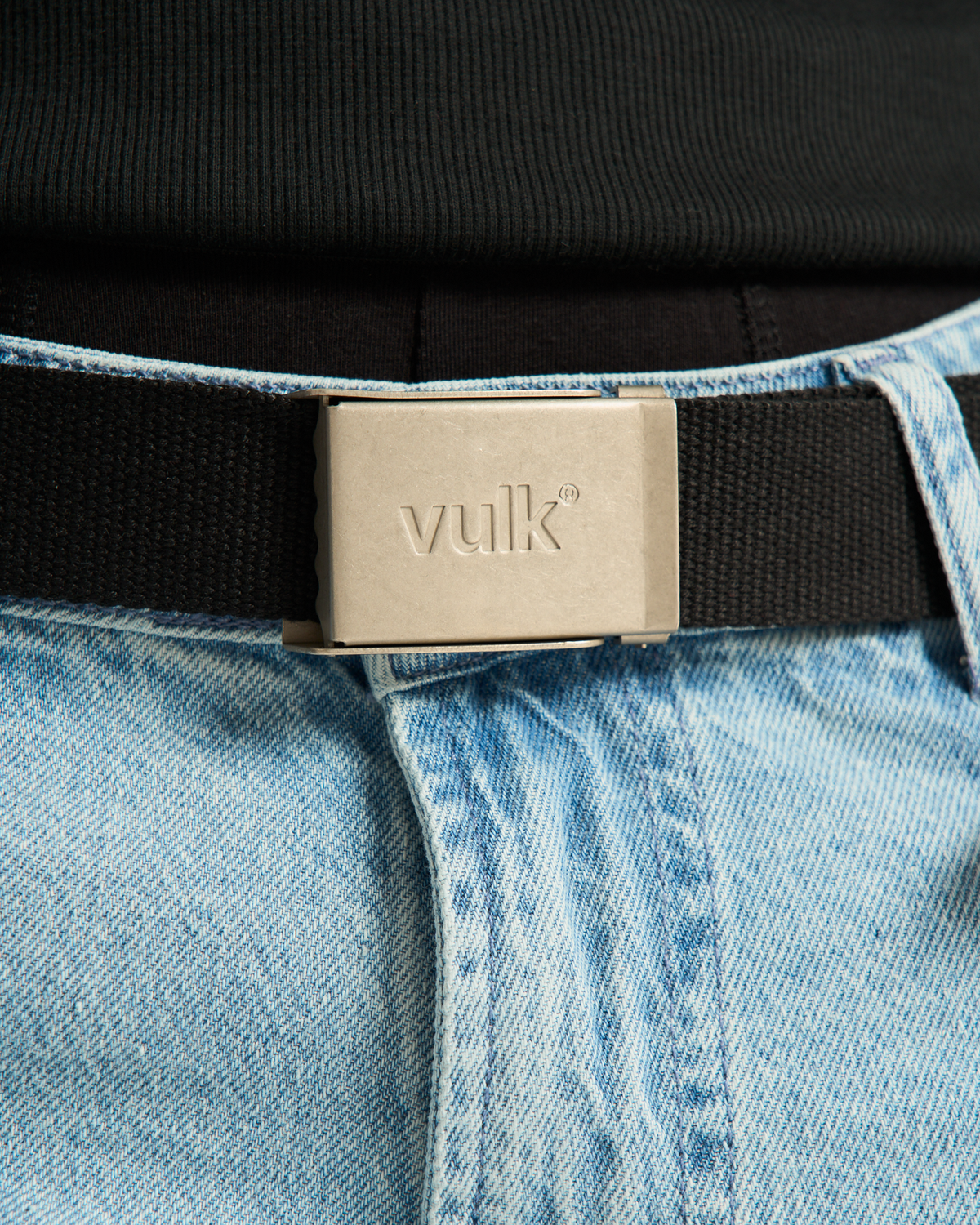 Cinturon Vulk Logo Belt Black