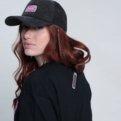 Gorra Vulk Cans Trucker Black
