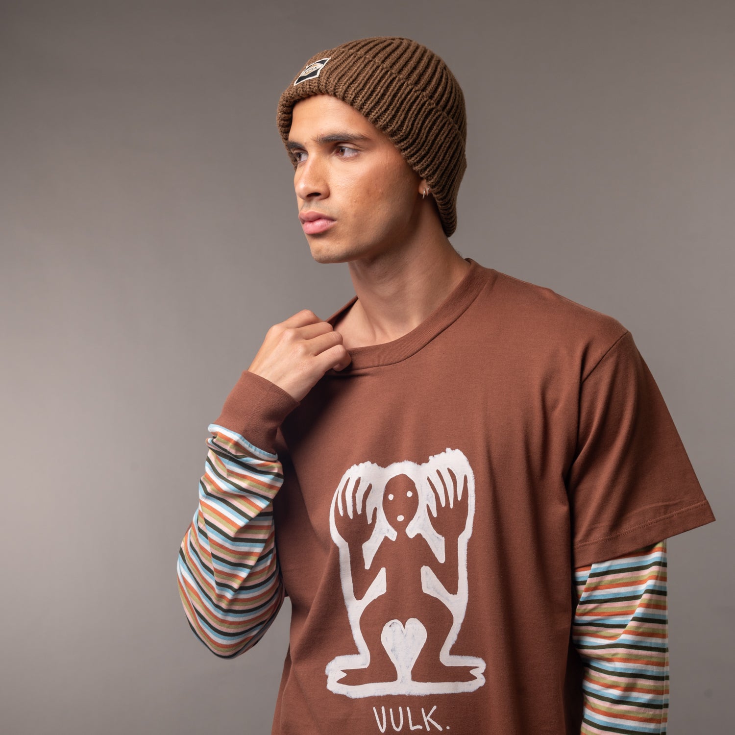 Gorro Lana Vulk Riverside Brown