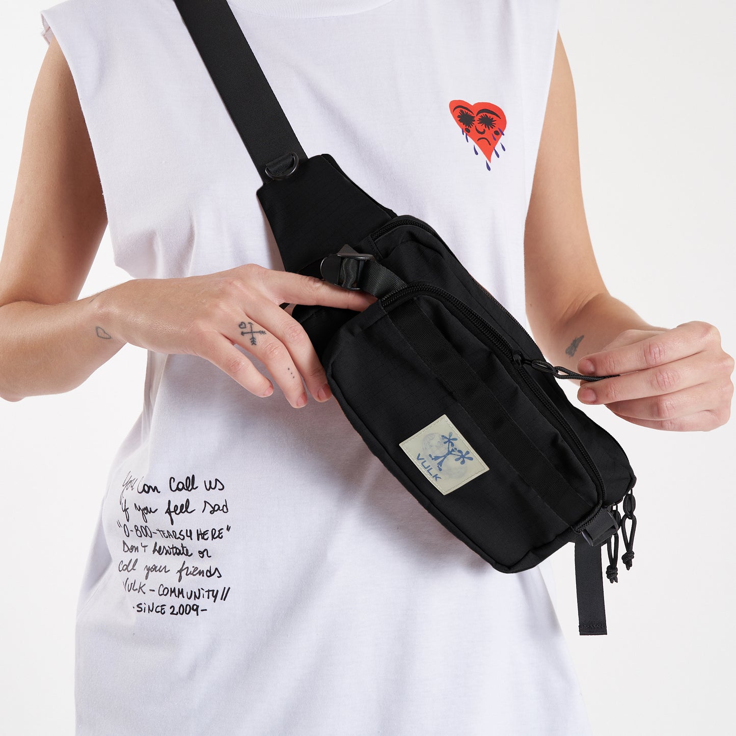 Bolso Vulk Teck Waistbag Black
