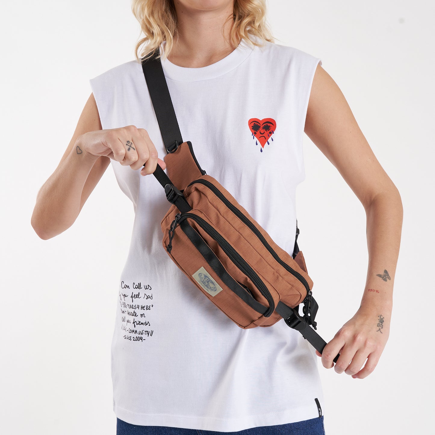 Bolso Vulk Teck Waistbag Brown