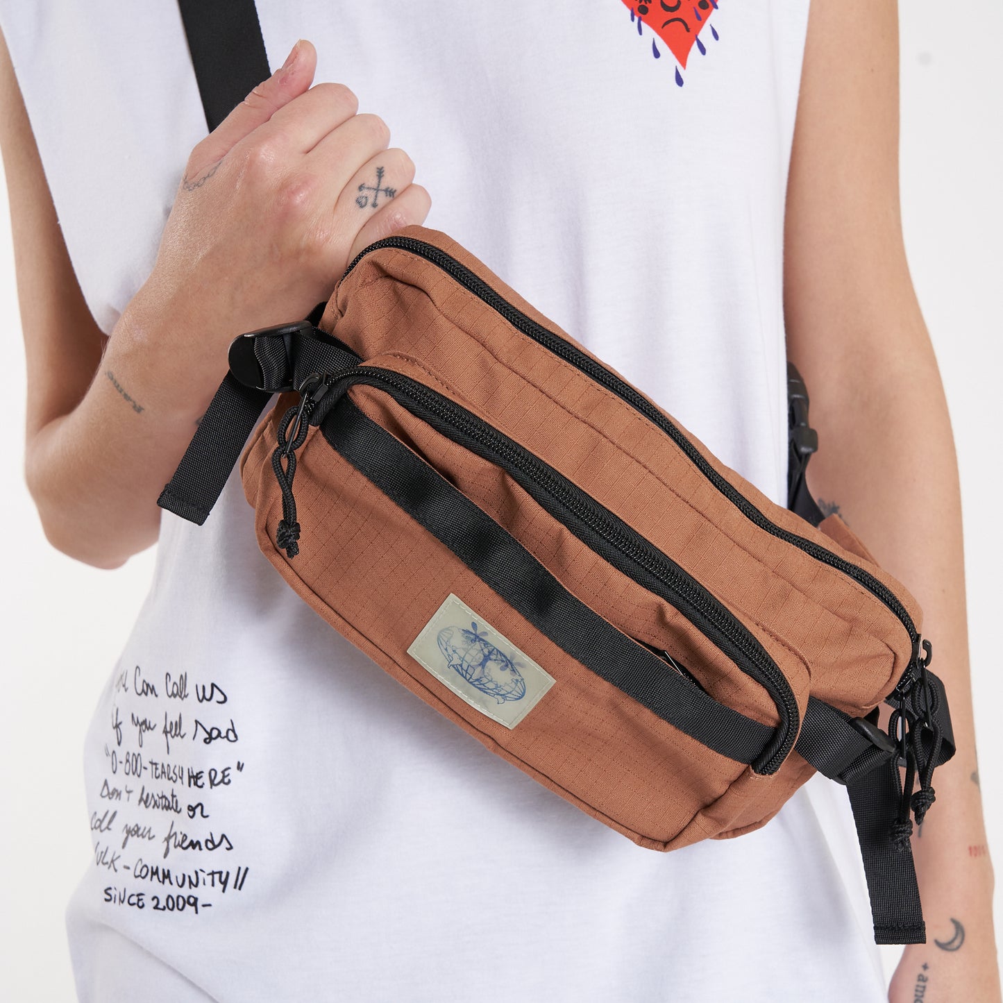 Bolso Vulk Teck Waistbag Brown
