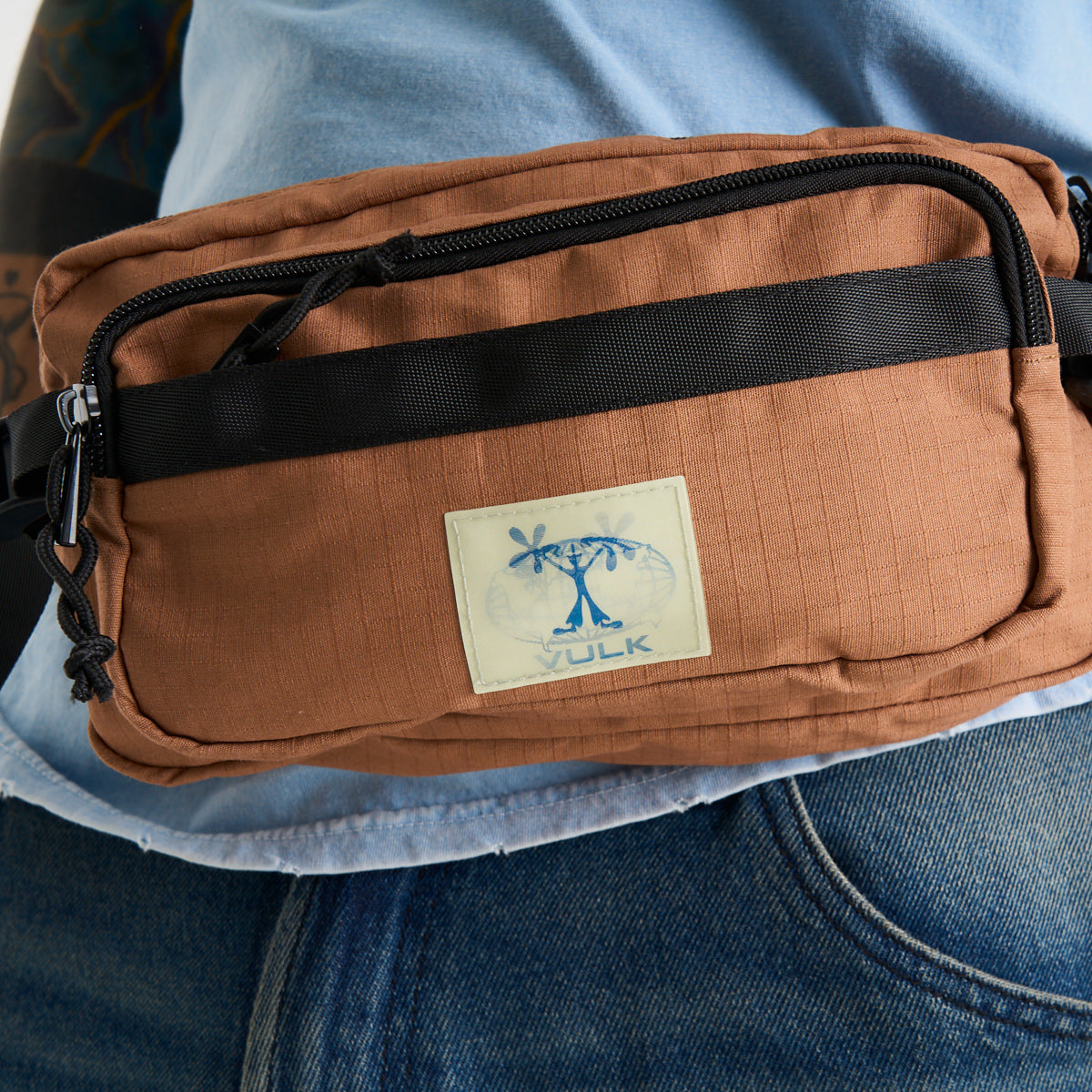 Bolso Vulk Teck Waistbag Brown
