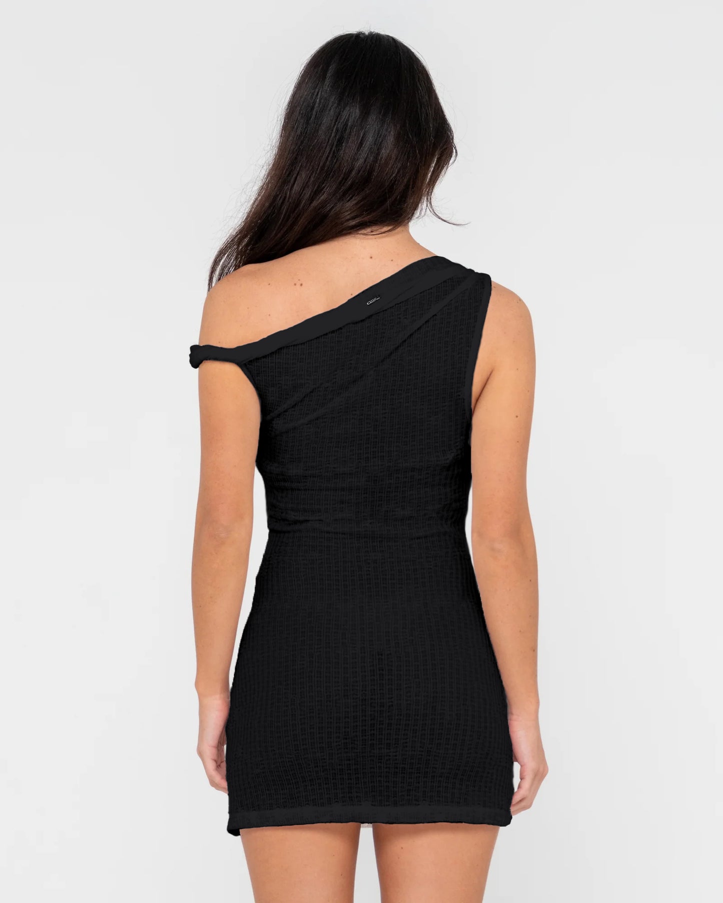 Vestido Rusty Nicky Off Shoulder Mini Dress Ld Black