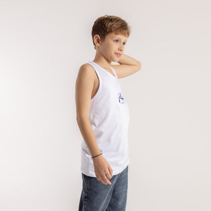 Musculosa Rusty Acid House Tank Jr White