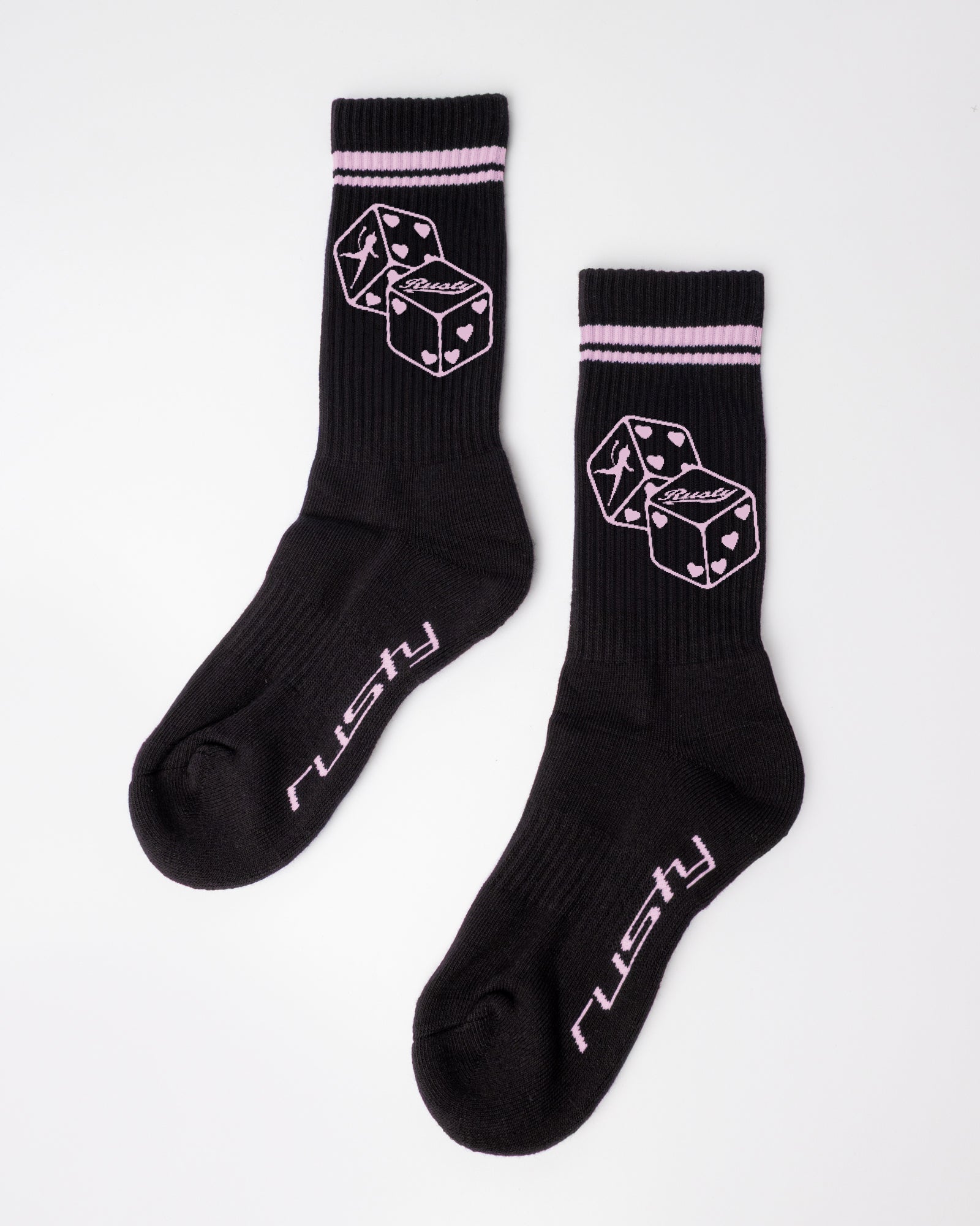 Medias Rusty All In Mid Calf Sock Black