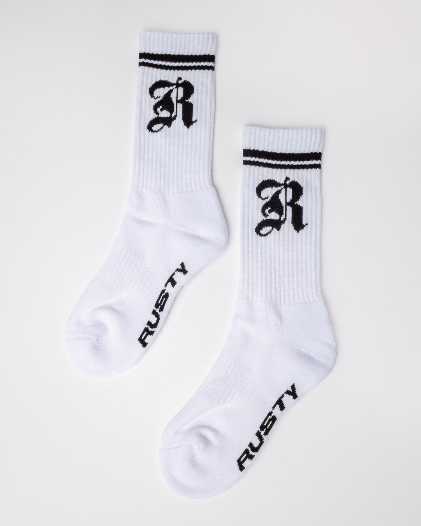 Medias Rusty All In Mid Calf Sock White