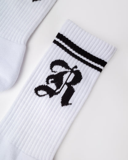Medias Rusty All In Mid Calf Sock White