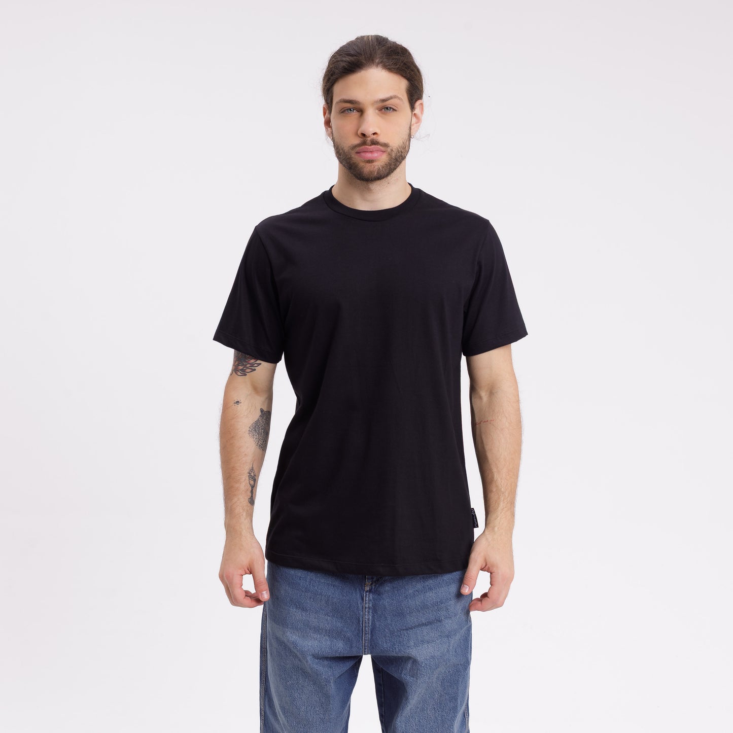 Remera Hombre Rusty Pack 2x1 All Night Blanco Y Negro