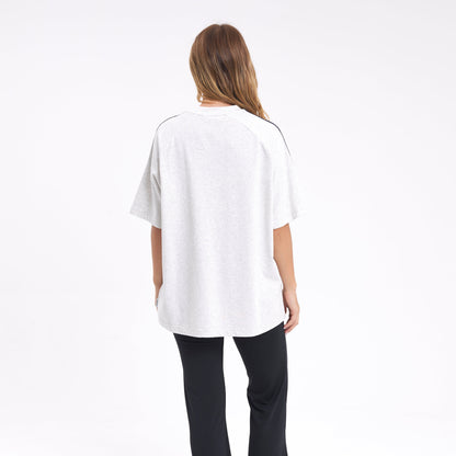 Remera Mc Rusty All Saint Collegiate Oversize Tee Ld Grey Marle