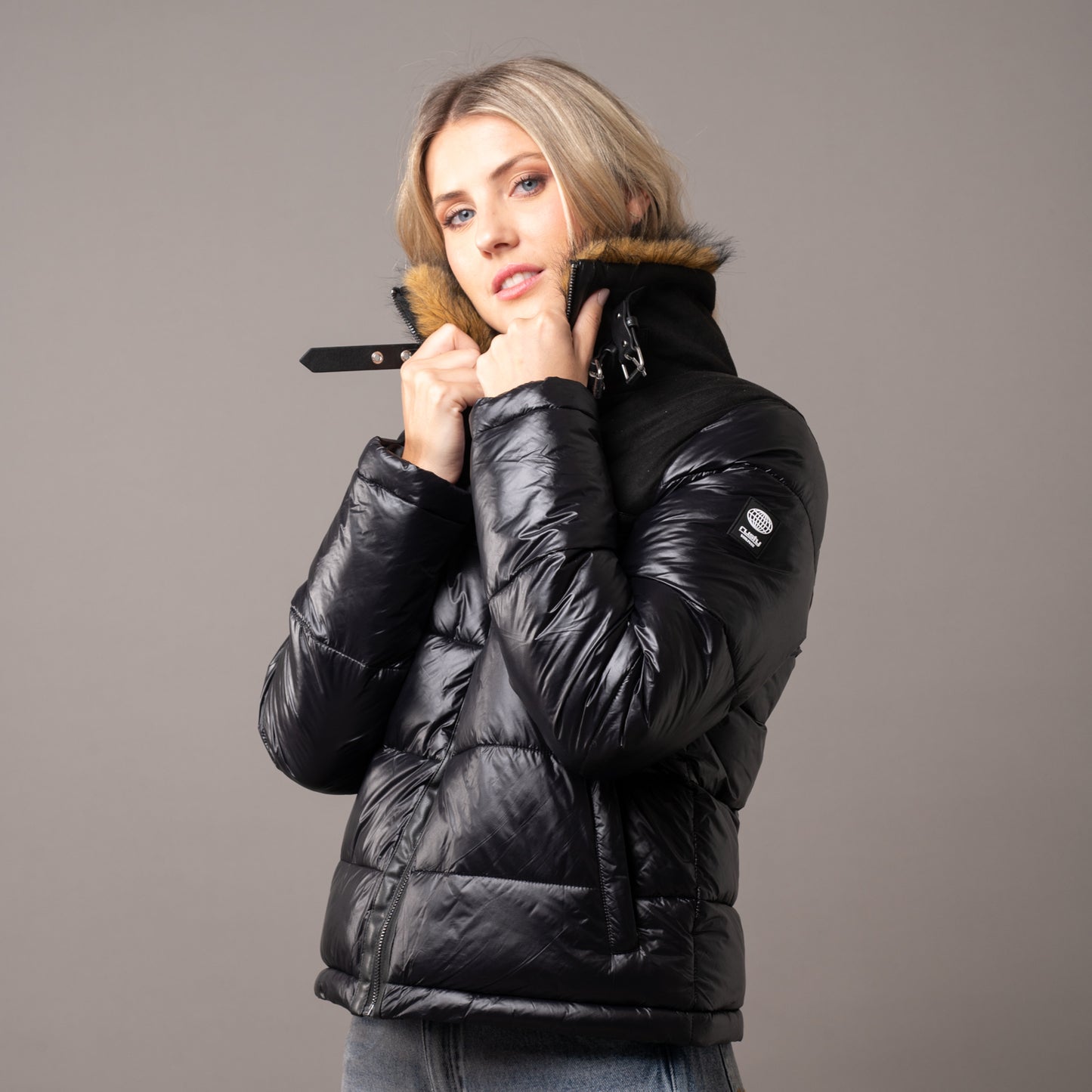 Campera Abrigo Rusty Alpha Puffer Coat Ld Black