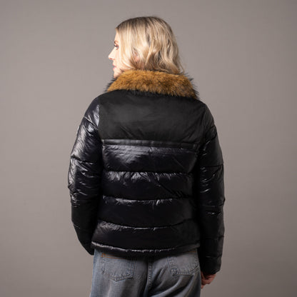 Campera Abrigo Rusty Alpha Puffer Coat Ld Black