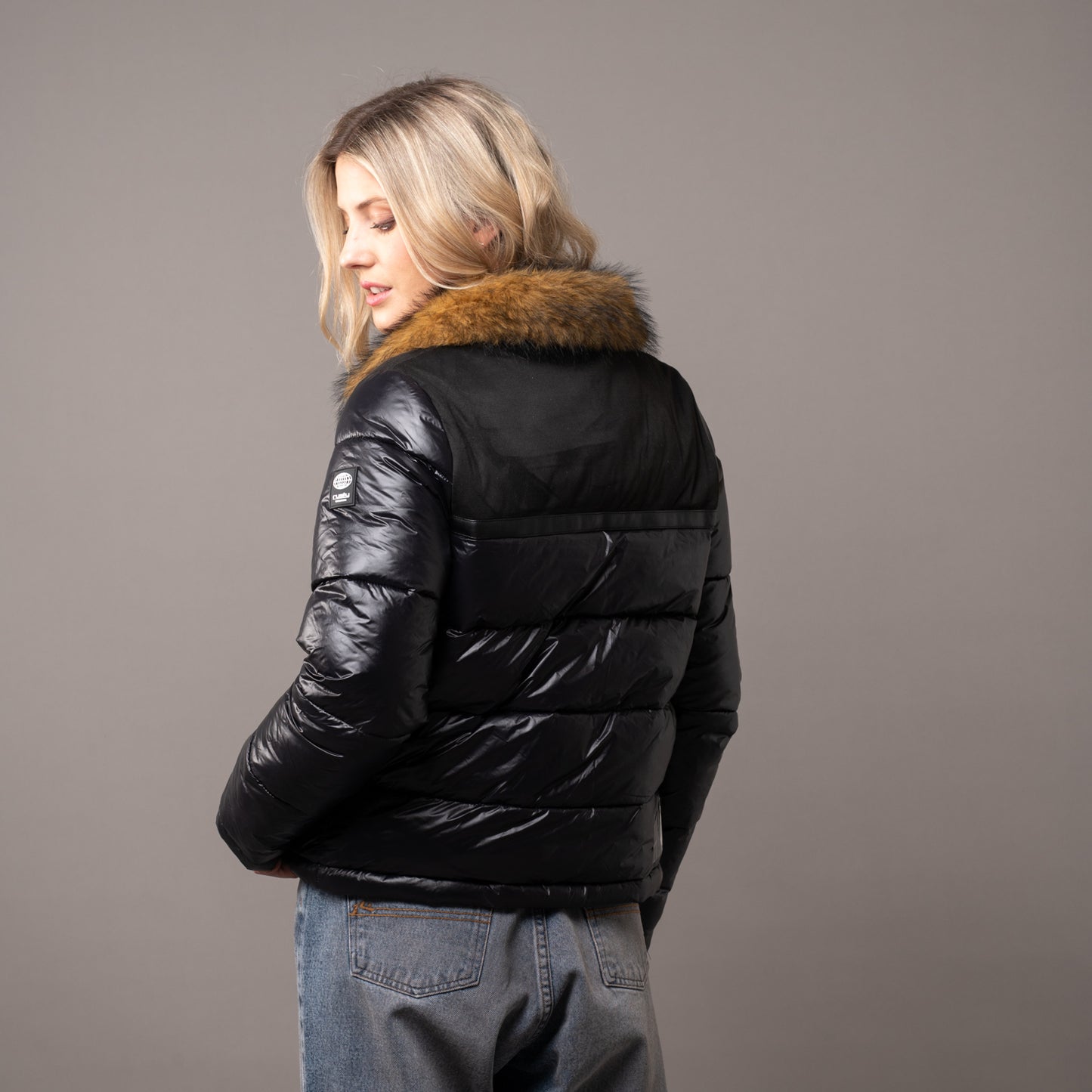 Campera Abrigo Rusty Alpha Puffer Coat Ld Black