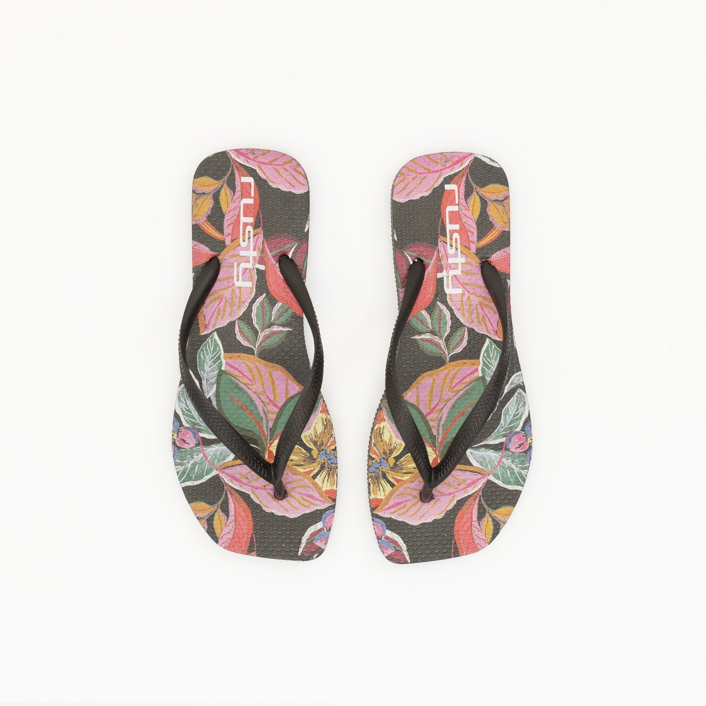 Ojotas Rusty Alyssa Square Sandal Ld Black