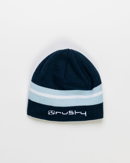 Gorro Lana Rusty Atlantic Stripe Recycled Beanie* Atlantic Blue