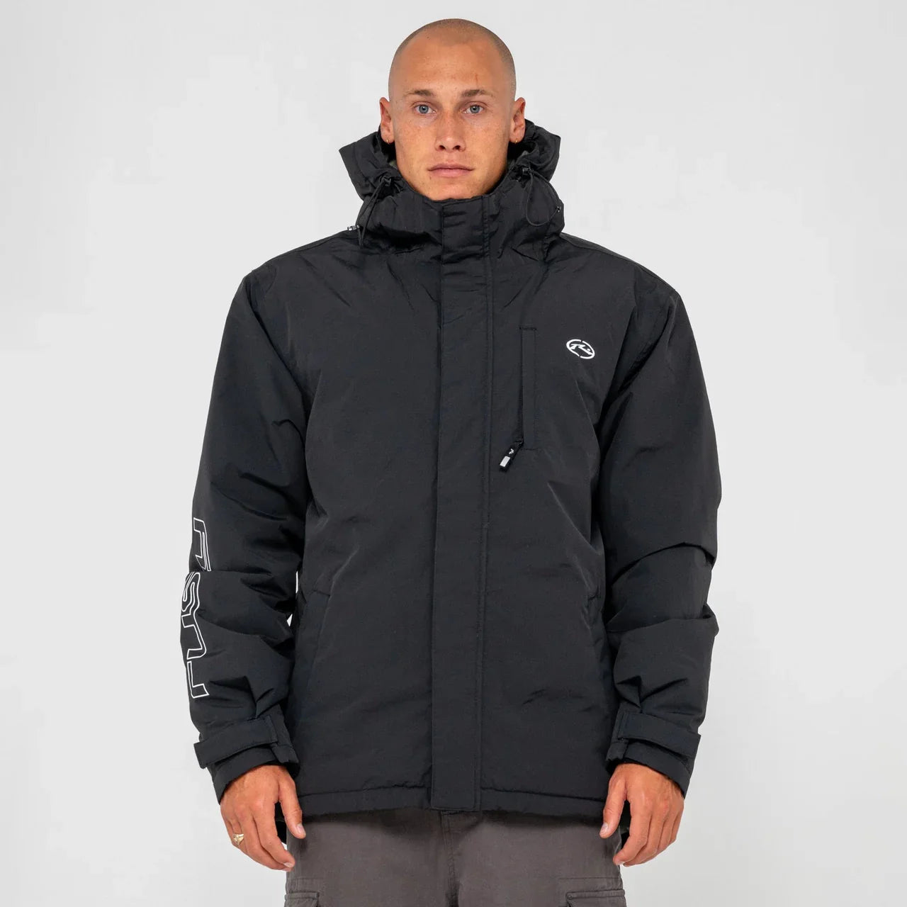 Campera Abrigo Rusty Bandum Jacket Black