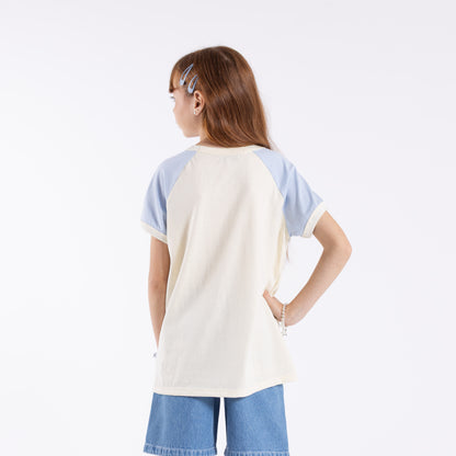 Remera Mc Rusty Beau Colourz Oversized Tee Girls Kentucky Blue