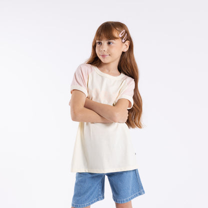Remera Mc Rusty Beau Colourz Oversized Tee Girls Peach Weap