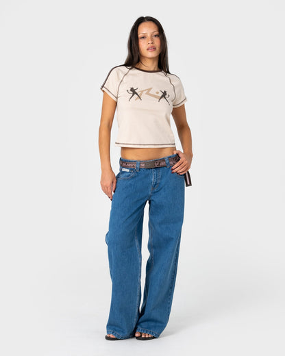Cinturon Rusty Flip Mommy Belt Java/Pink