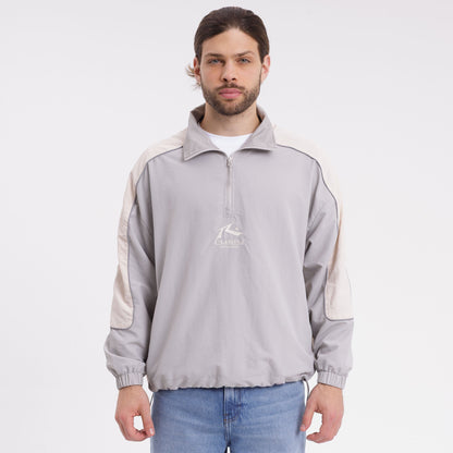 Campera Liviana Rusty Betheel 1/2 Zip Windbreaker Grey