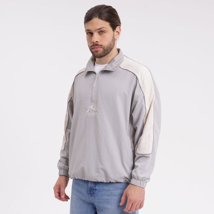 Campera Liviana Rusty Betheel 1/2 Zip Windbreaker Grey