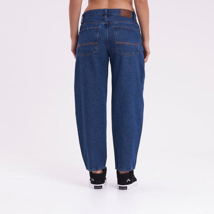 Jean Rusty Better Days Barrel Hi Rise Jean Ld Middy Blue