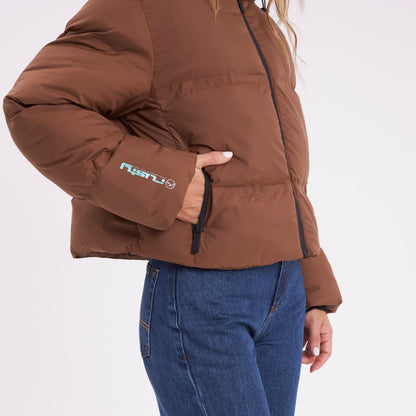 Campera Abrigo Rusty Better Now Puffer Coat Ld Mocca