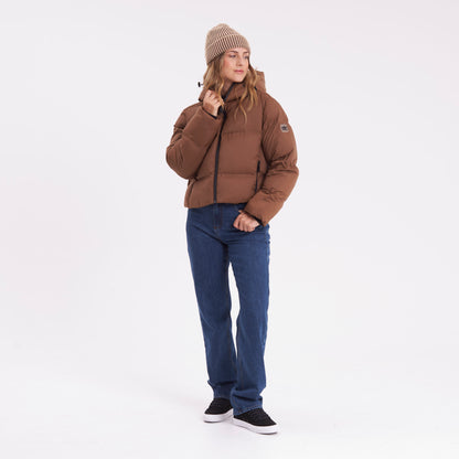 Campera Abrigo Rusty Better Now Puffer Coat Ld Mocca