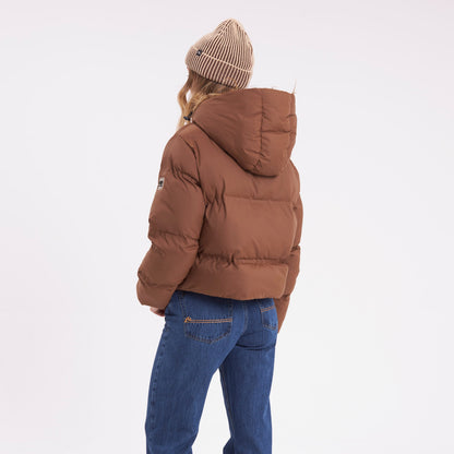 Campera Abrigo Rusty Better Now Puffer Coat Ld Mocca