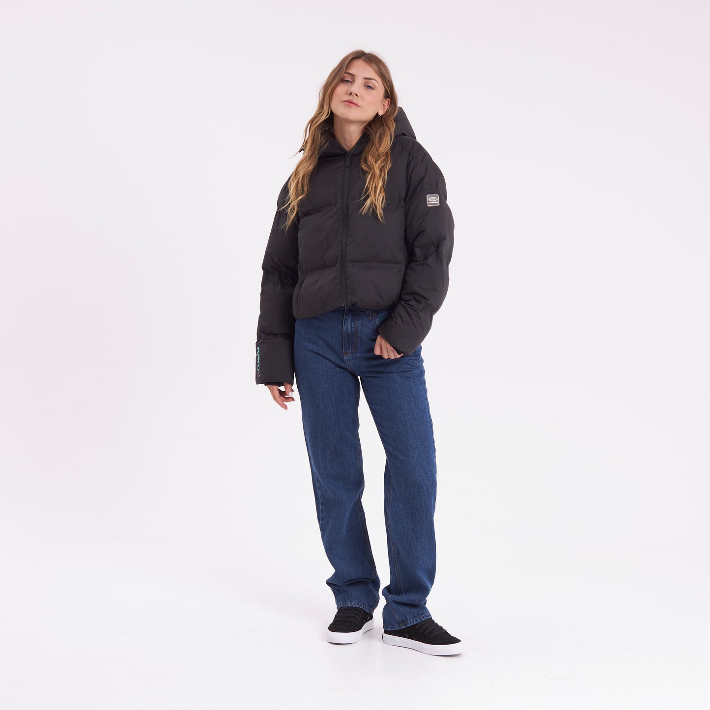 Campera Abrigo Rusty Better Now Puffer Coat Ld Black