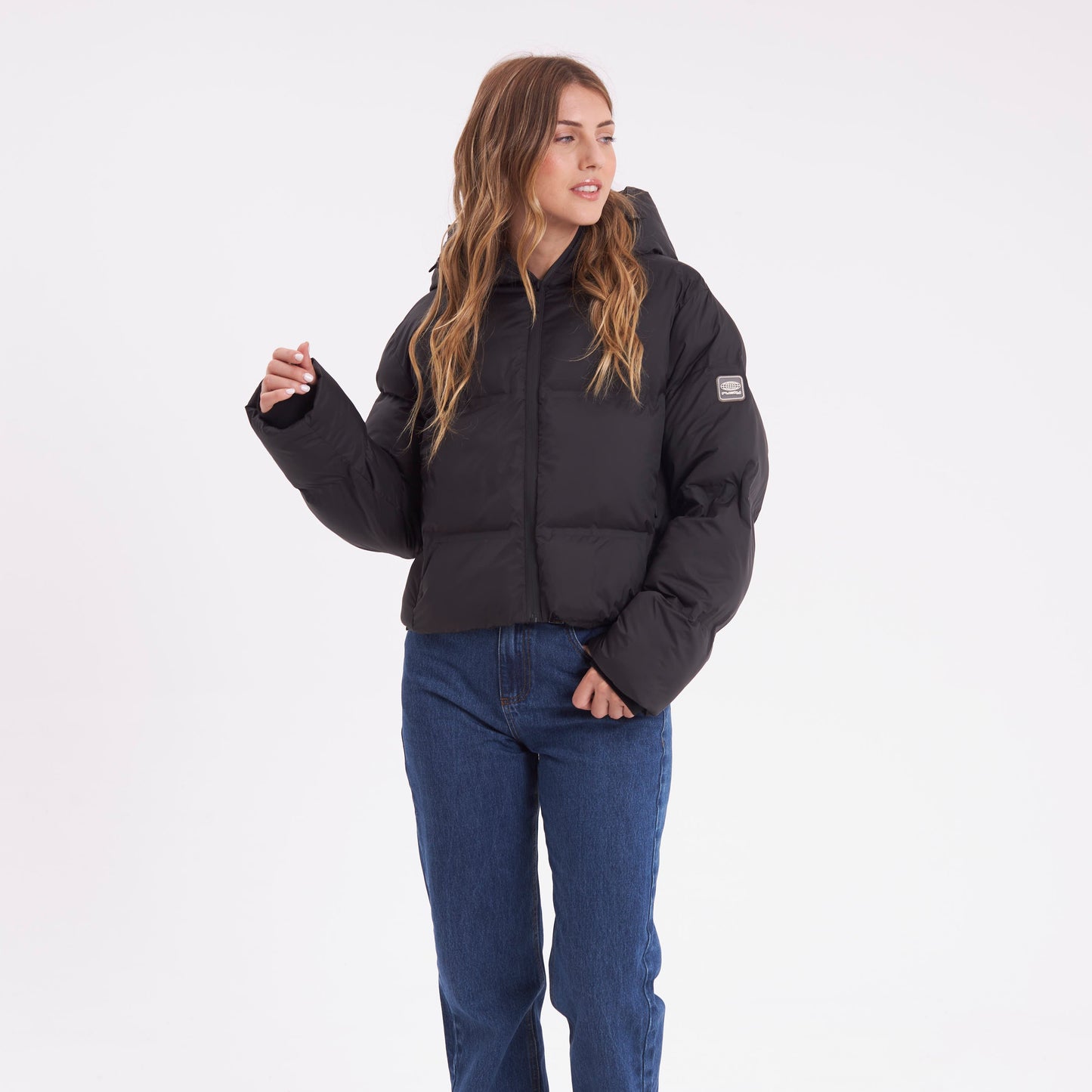 Campera Abrigo Rusty Better Now Puffer Coat Ld Black