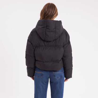Campera Abrigo Rusty Better Now Puffer Coat Ld Black