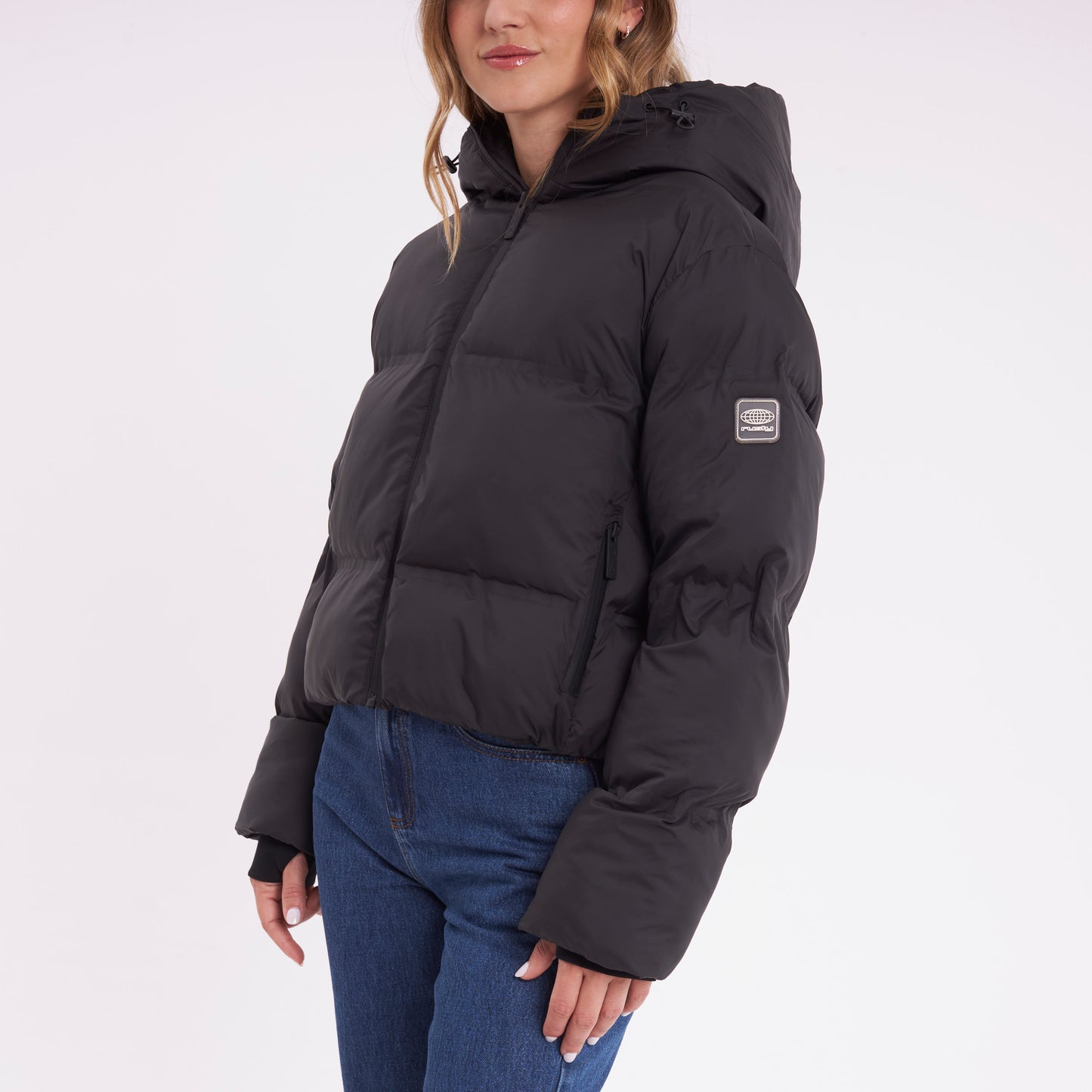 Campera Abrigo Rusty Better Now Puffer Coat Ld Black