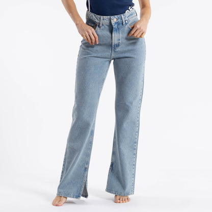 Jean Rusty Betty Hi Rise Baggy Jean Ld Middy Blue