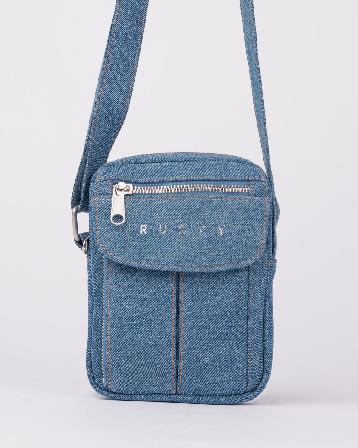 Bolso Rusty Dusk Denim Crossbody Bag* Middy Blue