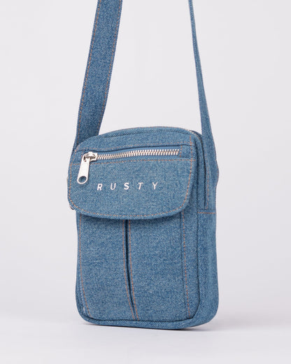 Bolso Rusty Dusk Denim Crossbody Bag* Middy Blue
