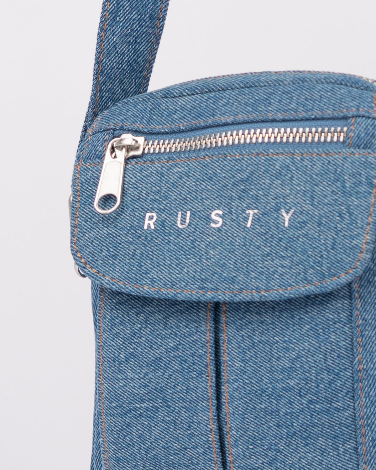 Bolso Rusty Dusk Denim Crossbody Bag* Middy Blue