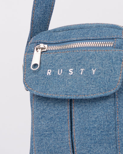 Bolso Rusty Dusk Denim Crossbody Bag* Middy Blue