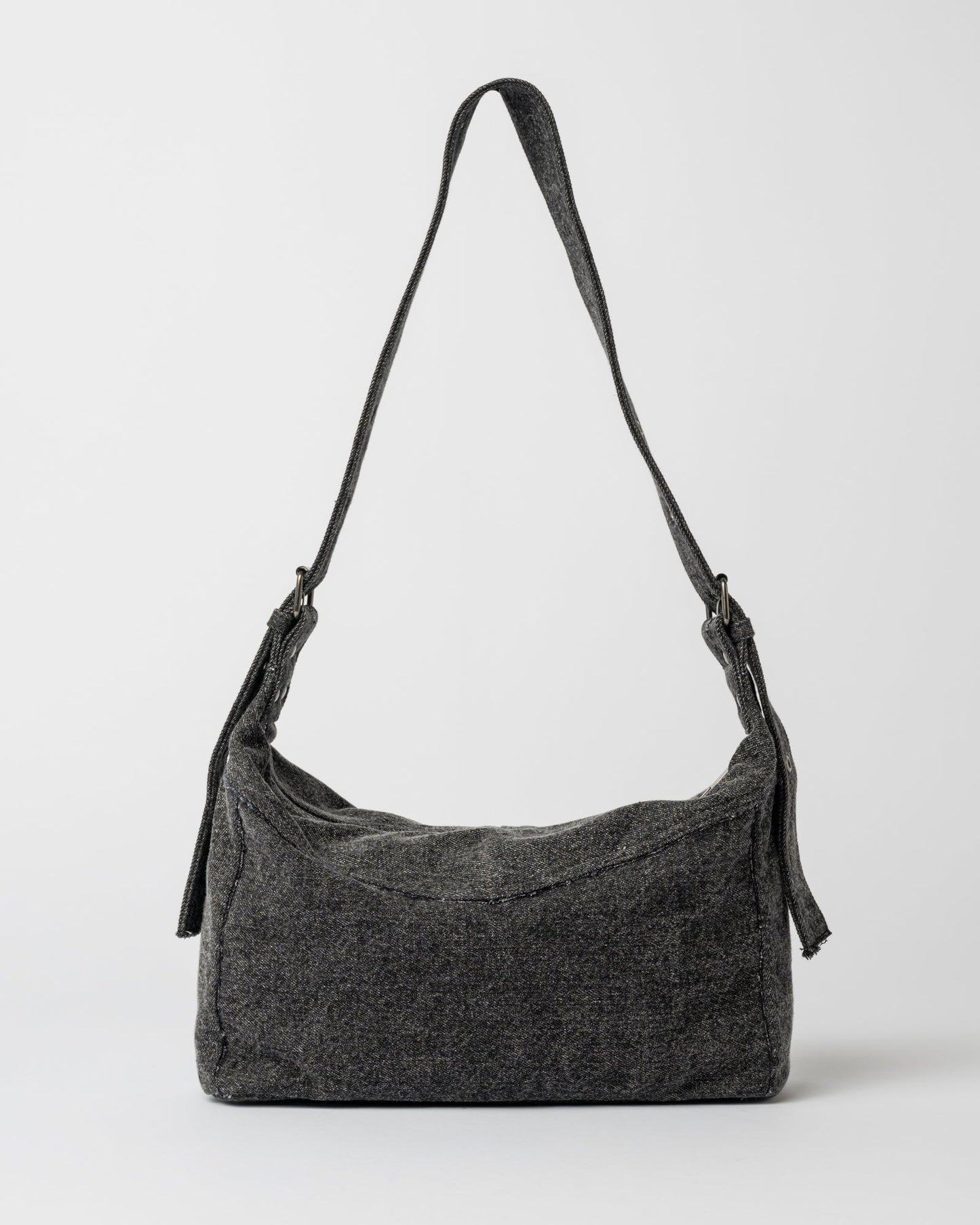 Cartera Rusty Roxanne Denim Shoulder Bag Washed Black