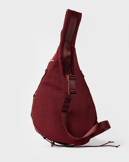 Mochila Rusty Free Run Nylon Sling Backpack Burgundy