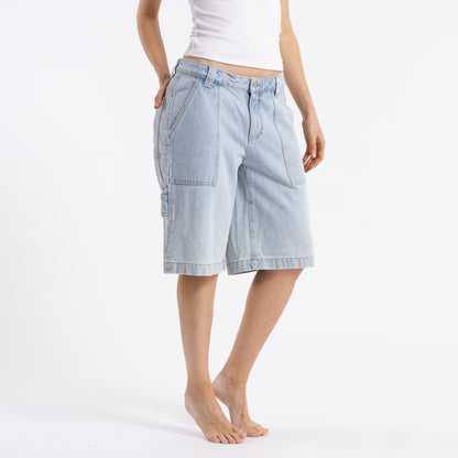 Bermuda Rusty Billie Low Rise Carpenter Jort Ld Sky