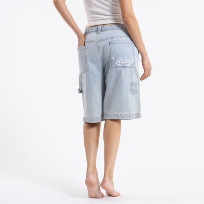 Bermuda Rusty Billie Low Rise Carpenter Jort Ld Sky