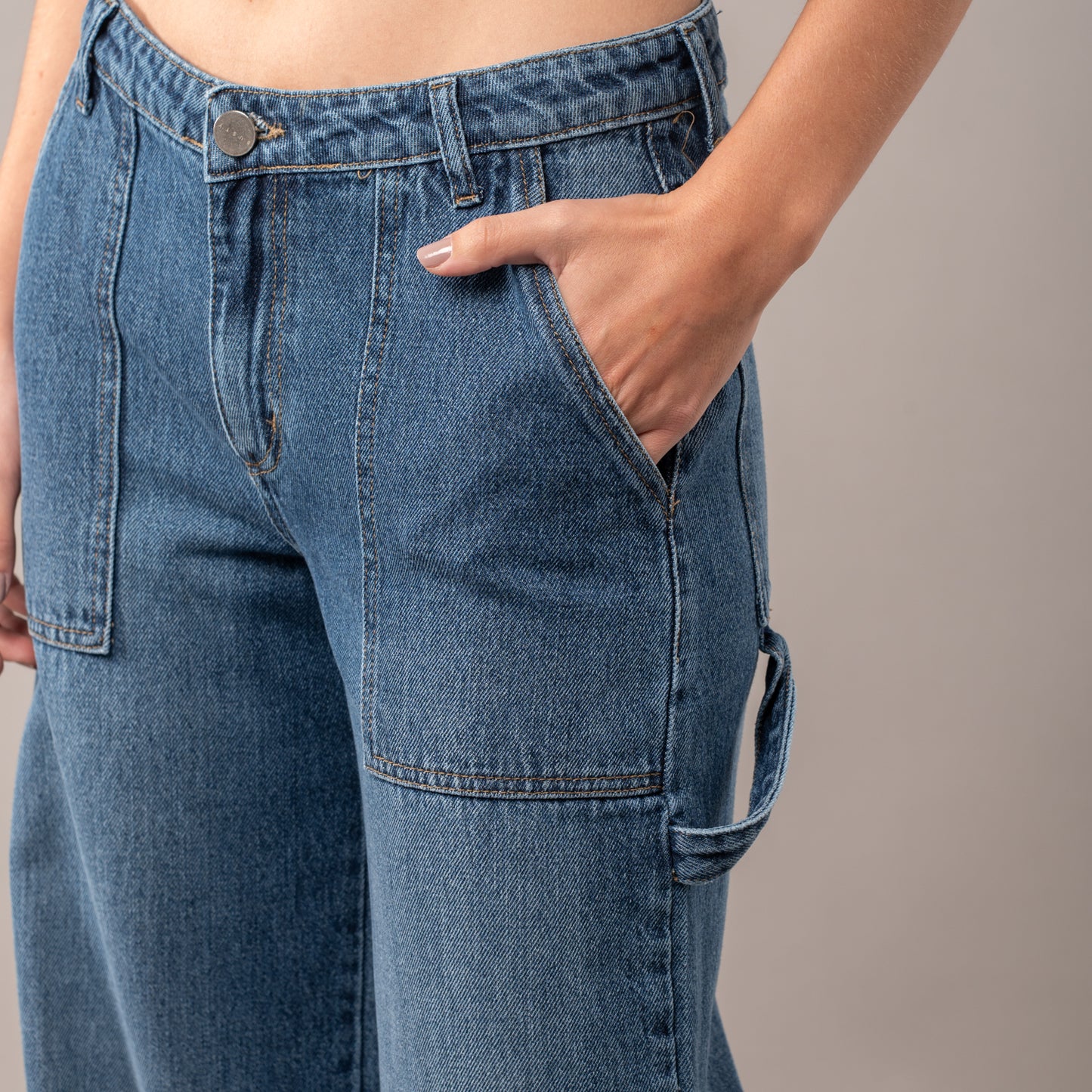 Jean Rusty Billie 2.0 Low Rise Carpenter Jean Ld Blue