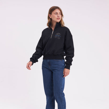 Buzo Rusty Bind Me Up Zip Crew Ld Black